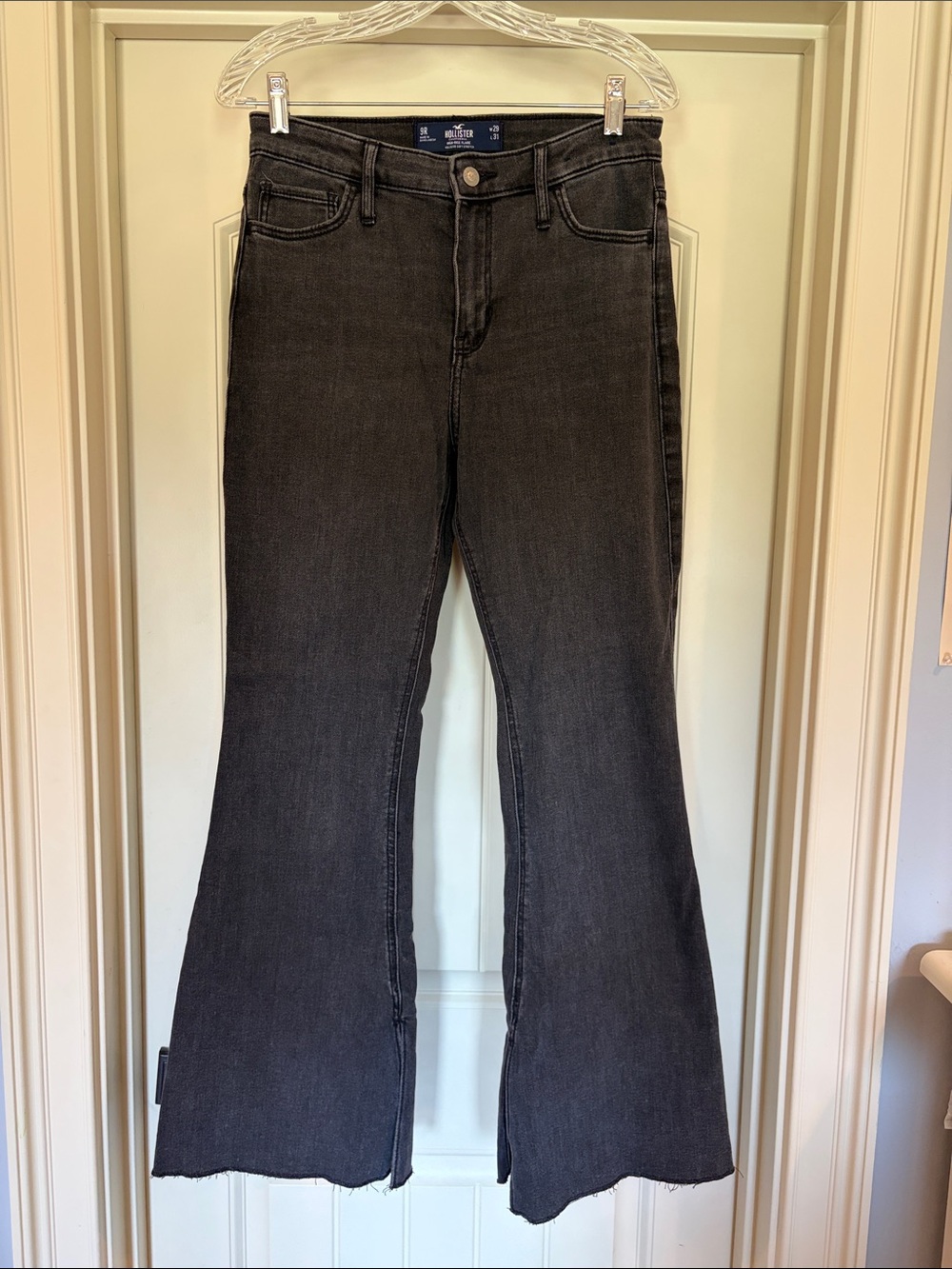 Hollister Dark Gray Flare Jeans